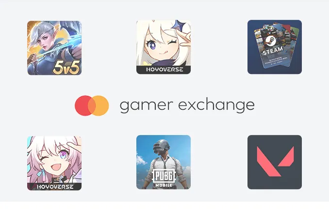 Mastercard Gamer Exchange gift card, buy with crypto on Genghis
