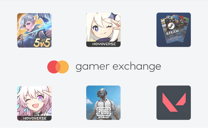 Mastercard Gamer Exchange gift card, buy with crypto on Genghis