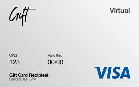 Virtual Visa Reward gift card, buy with crypto on Genghis