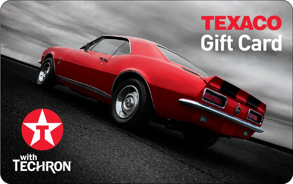 Texaco gift card, buy with crypto on Genghis
