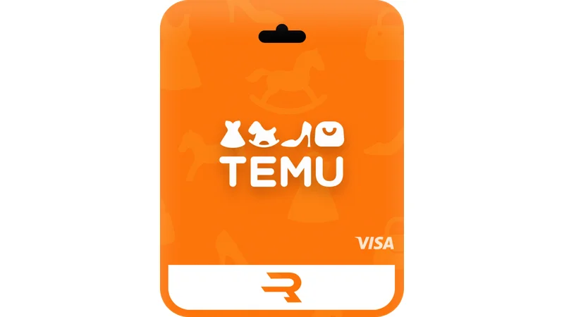 Rewarble Temu USD Prepaid Card, buy with crypto on Genghis